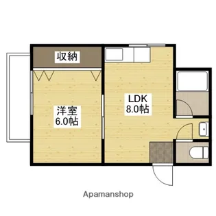 土肥ビル【4階】の間取り