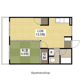 松屋ビル【4階】の間取り
