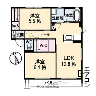 コモドYT【2階】の間取り