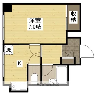 チサンマンション広島【8階】の間取り