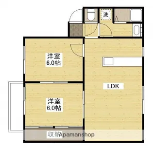 エレガンス西尾【2階】の間取り