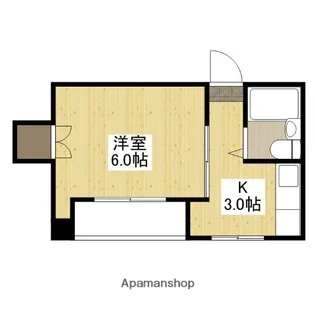 衣笠ビル【3階】の間取り