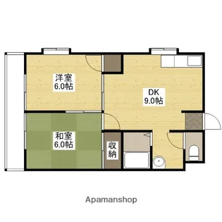 森田ビル№1【1階】の間取り