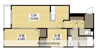 ビータス深川【2階】の間取り