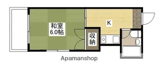 ヴィラ翠町【3階】の間取り
