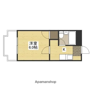 ホワイトパレス長束【3階】の間取り