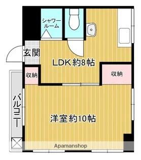 長谷コーポ【1階】の間取り