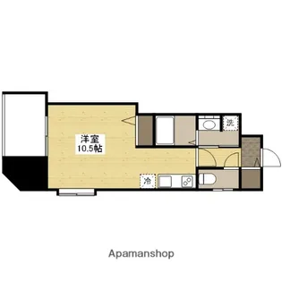 アーバンルーム平和大通り【10階】の間取り