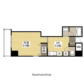 センテニアル東平塚【3階】の間取り