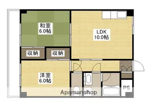 ハーシオンフルタⅡ【3階】の間取り