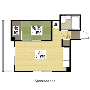 ドリームコーポ平和苑【5階】の間取り