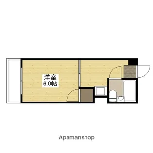BAUHAUS祇園新道【2階】の間取り