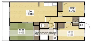 カーサナカスジ【1階】の間取り