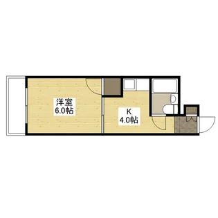 中広ハイム【5階】の間取り