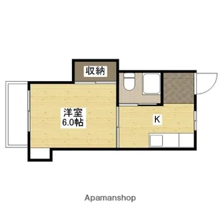 玉井ビル【4階】の間取り