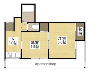 尾崎ビル【3階】の間取り