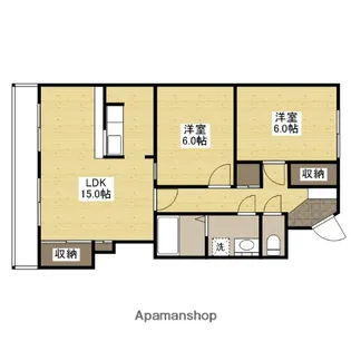 的場レジデンス【1階】の間取り