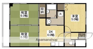 コーポツクダ【3階】の間取り