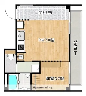 バール千田町ビル【2階】の間取り