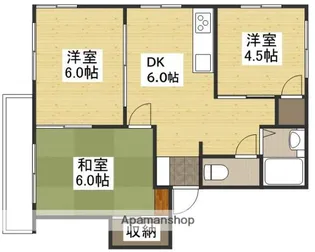 タウニー笹口【2階】の間取り