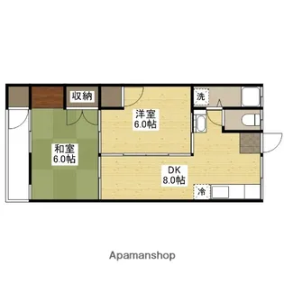 桑原マンション【3階】の間取り