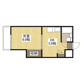 ウインドー古市【2階】の間取り