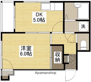 フラット光町【2階】の間取り