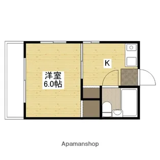 VISTA庚午南【2階】の間取り