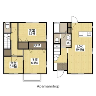 カーサ高須台【1階】の間取り