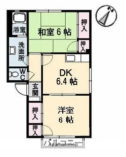 フローレンス向井【1階】の間取り