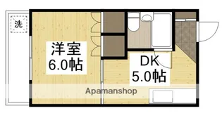 グレース中田【3階】の間取り