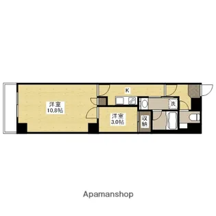 クレセント・ヒルズ【5階】の間取り