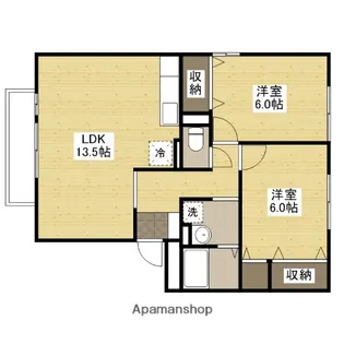 ヒルサイドテラスA棟【3階】の間取り