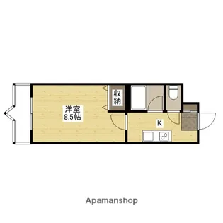 コンフォート祇園【2階】の間取り