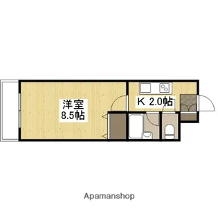 コンフォート祇園【2階】の間取り