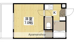 パーク朝日【8階】の間取り