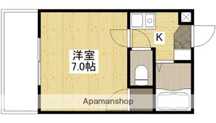パーク朝日【5階】の間取り