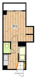 戸花マンション【3階】の間取り