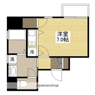 リバーフロント上大須賀【3階】の間取り