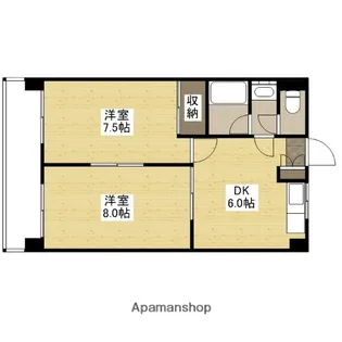 リマーカーブル己斐【2階】の間取り