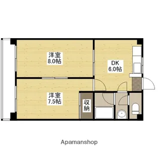 リマーカーブル己斐【2階】の間取り