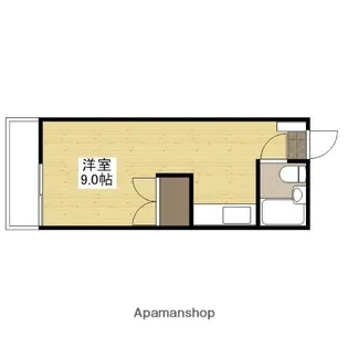 スクエアハウス【3階】の間取り