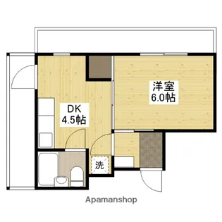 手島ビル【5階】の間取り