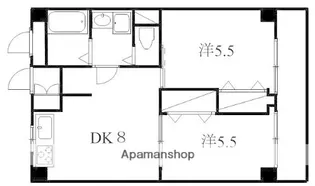 中田ビル【2階】の間取り