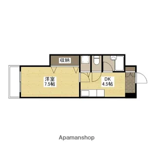 ヴェルマーレ中広【6階】の間取り