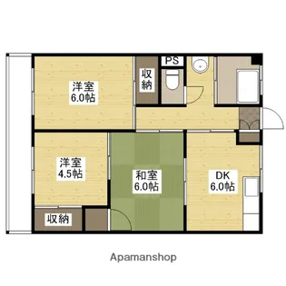 沖田コーポラス【2階】の間取り