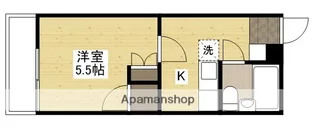 メゾン粟屋【206号室】の間取り