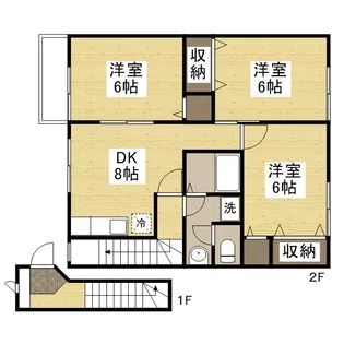 フィオーレⅡ【2階】の間取り