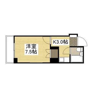 奥田マンション【1階】の間取り
