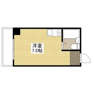 サンパーク横川【505号室号室】の間取り